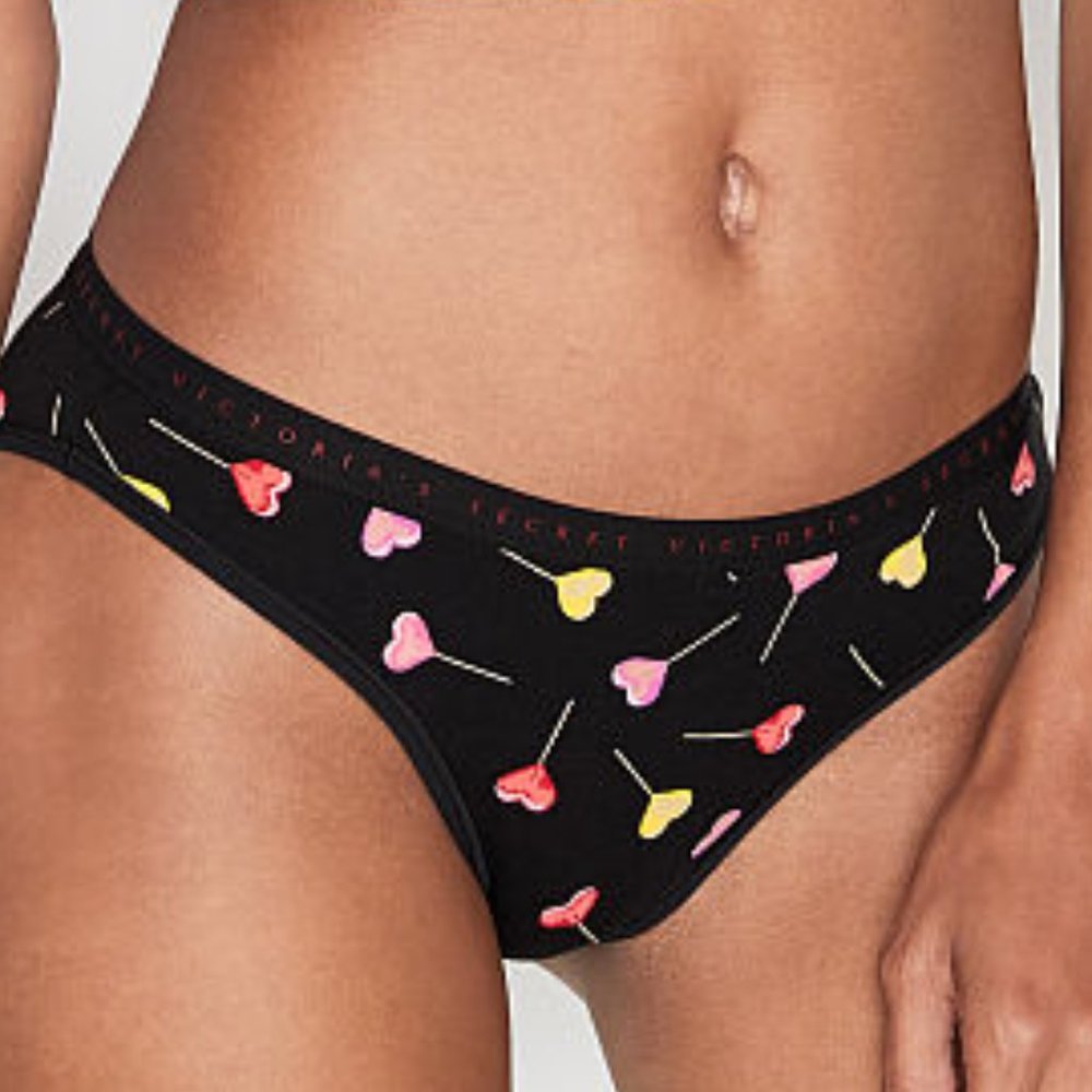 Hearts 💗 XS Bikini VS NWT Heart Lollipops Victoria's Secret NEW So Cute! - Picture 8 of 12